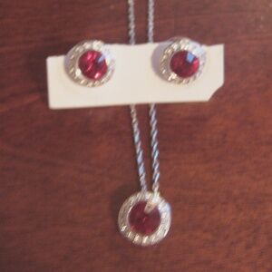Gorgeous Swarovski Ruby Set
